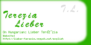 terezia lieber business card